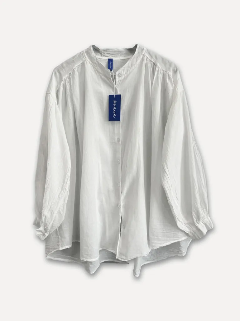 Alba Vintage Blouse, White