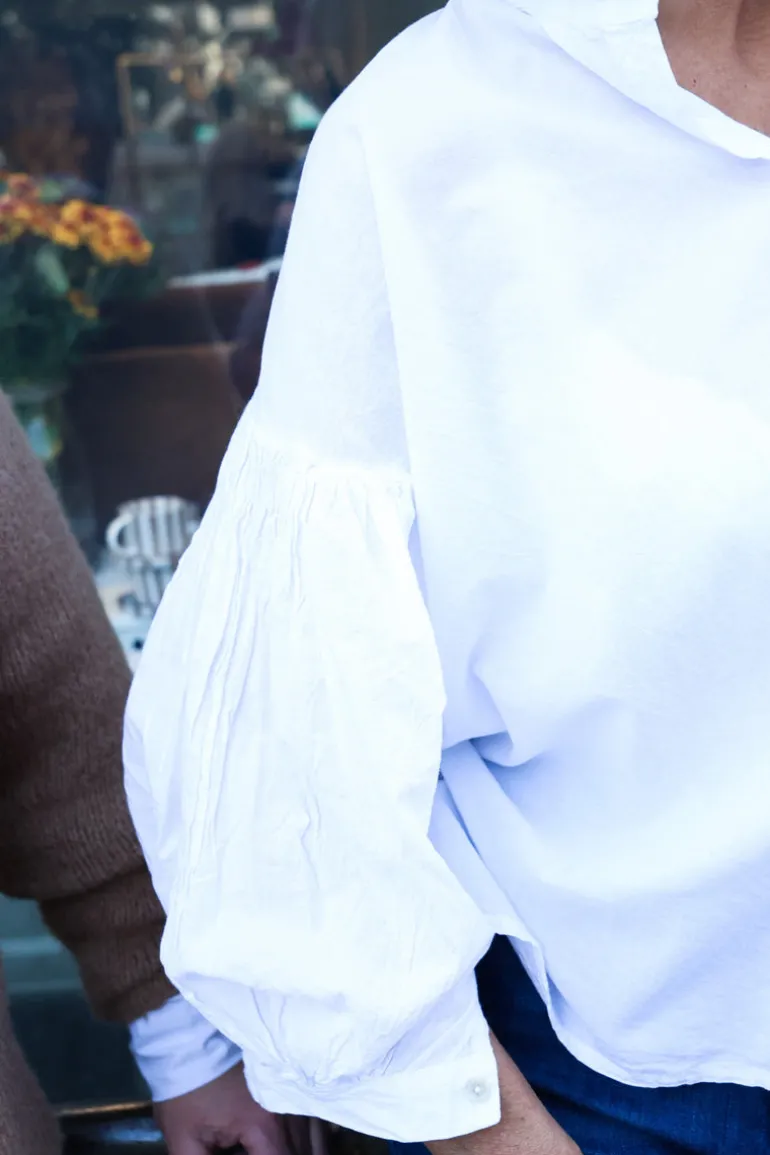 Alba Vintage Blouse, White