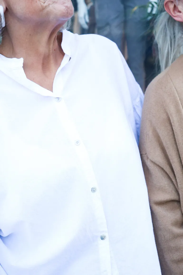 Alba Vintage Blouse, White