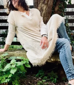 Astrid Attitude Linen Dress, Beige