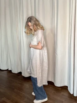 Astrid Attitude Linen Dress, Beige