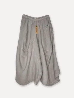 Attitude Baggy Yoga Skirt Pants, Taupe