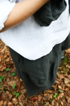 Attitude Baggy Yoga Skirt Pants, Dark Grey