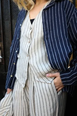 Attitude Sunsurfer Linen Vest, Beige