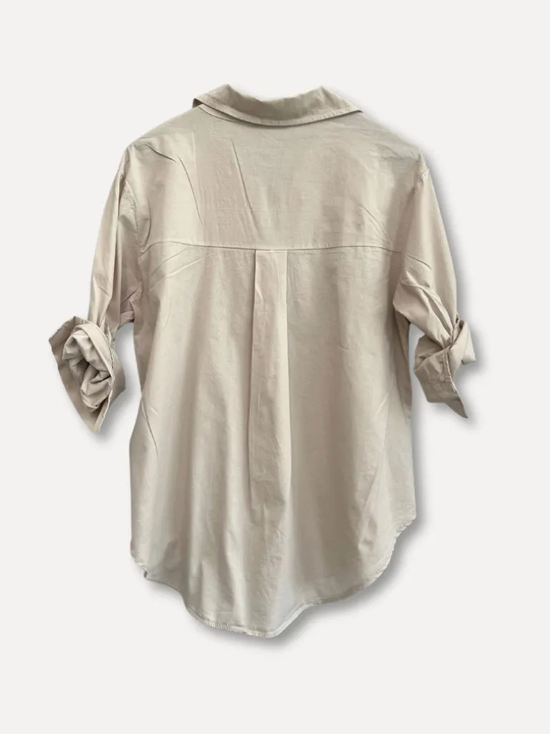 Back to Work Shirt, Beige