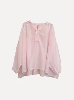 Beach Fiesta Glow Blouse, Dusty Pink