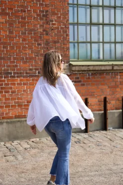 Beach Fiesta Glow Blouse, White