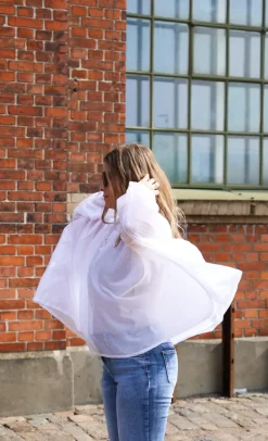 Beach Fiesta Glow Blouse, White