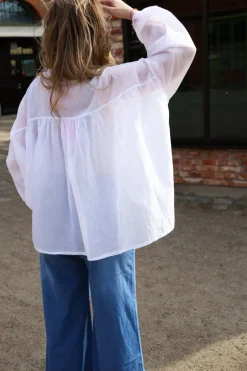 Beach Fiesta Glow Blouse, White