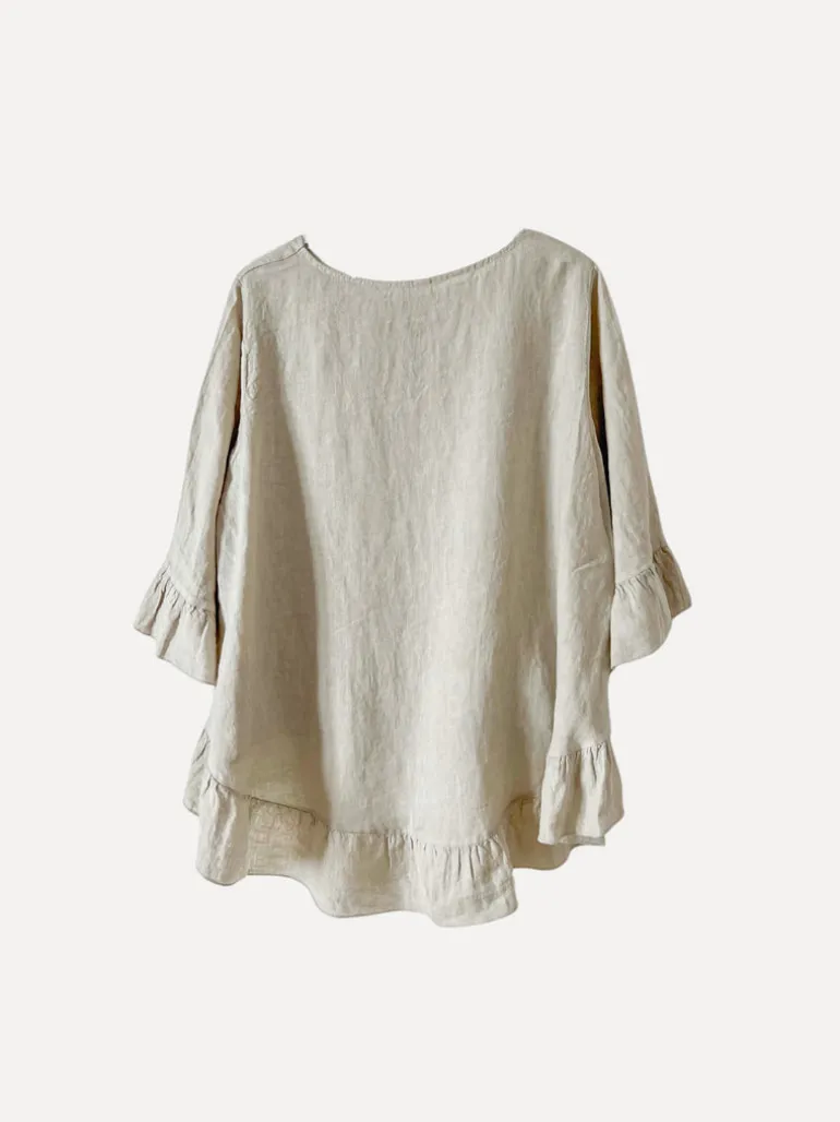 5024 Blouse, Beige