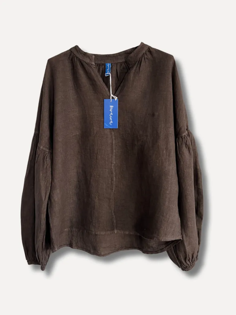 24/7 Blouse, Espresso