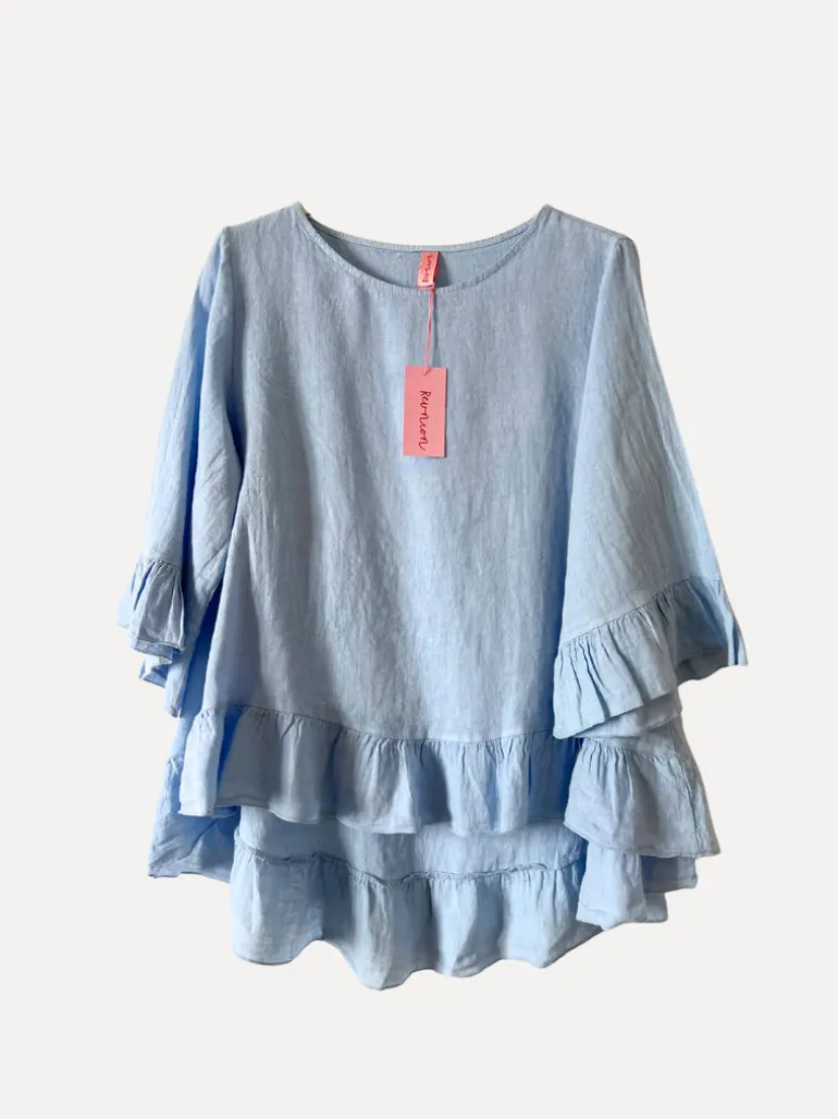 5024 Blouse, Sky Blue