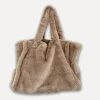 Borsa Fur Bag, Beige