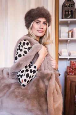 Borsa Fur Bag, Beige