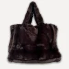 Borsa Fur Bag, Espresso