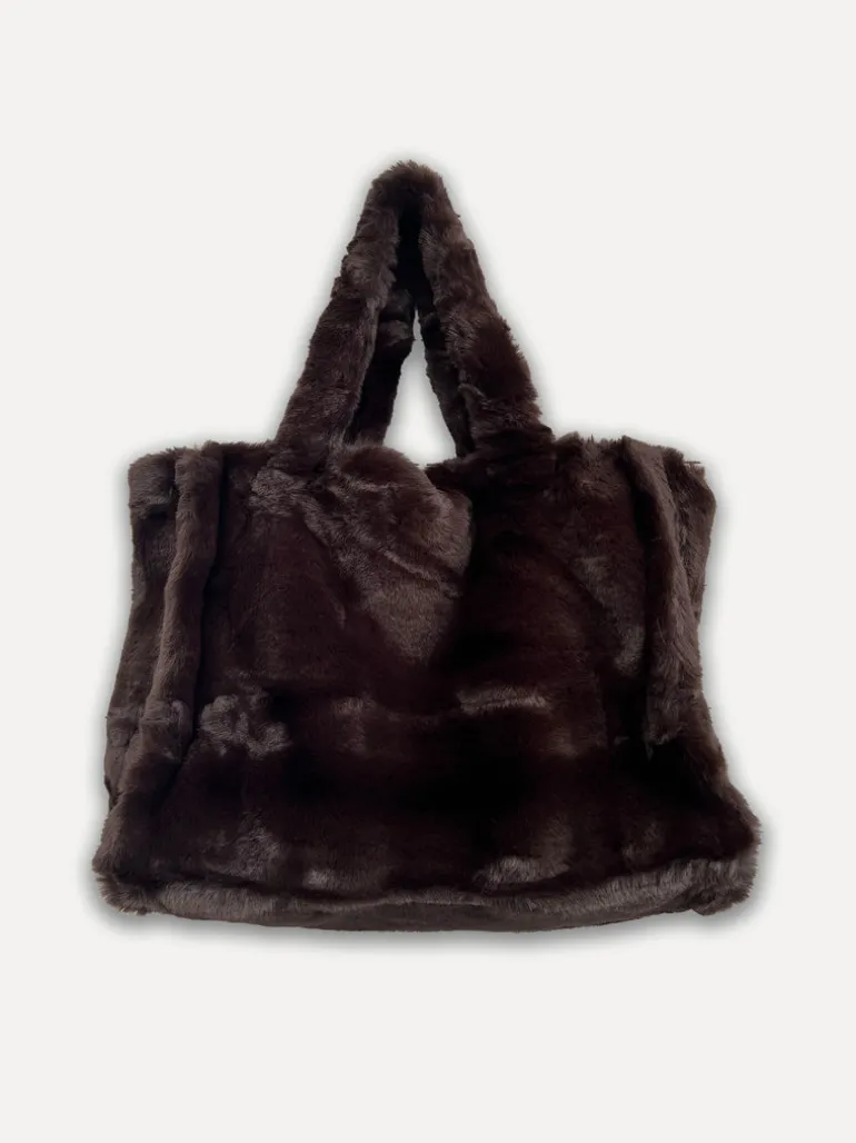 Borsa Fur Bag, Espresso