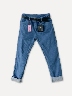 Box Denim Look-Alike Pants