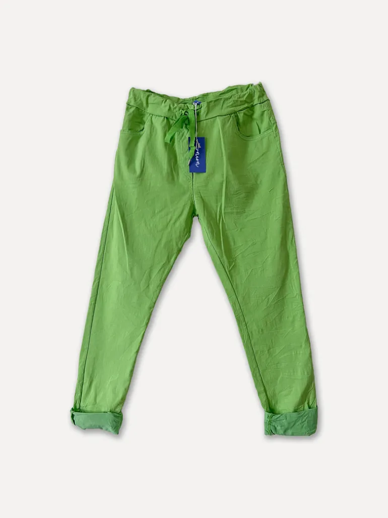 Box Pants Spring Wash, Green (L/XL)