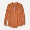 Boyfriend Girlfriend Allfriends Linen Shirt, Sepia Brown