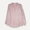 Boyfriend Girlfriend Allfriends Linen Shirt, Dusty Pink
