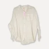 Boyfriend Girlfriend Allfriends Linen Shirt, Beige