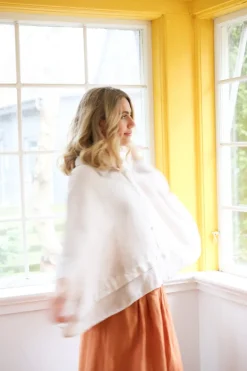 Butterfly Linen Shirt, Beige