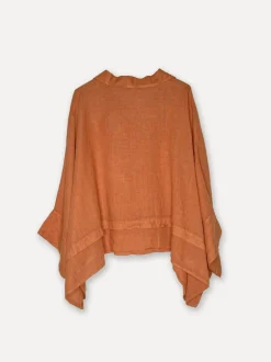 Butterfly Linen Shirt, Sepia Brown