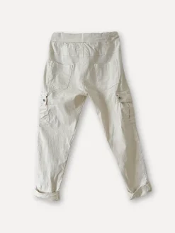Cargo Box Pants, Beige