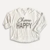 Choose Happy T-Shirt, Beige