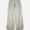 Dressed Up Attitude Linen Pants, Beige