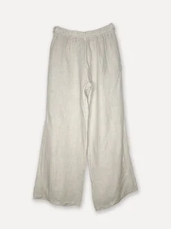 Dressed Up Attitude Linen Pants, Beige