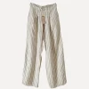 Dressed Up Attitude Stripe Pants, Beige