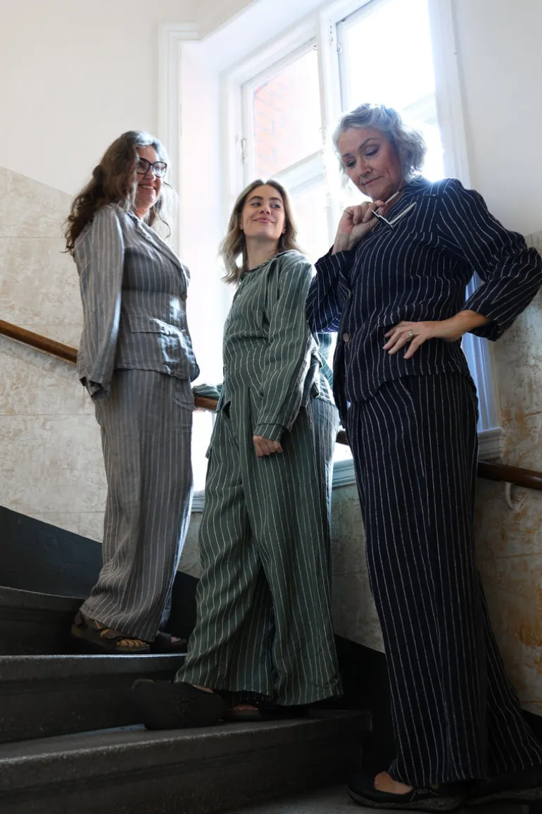 Dressed Up Attitude Stripe Pants, Army