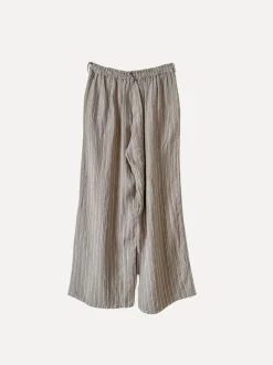 Dressed Up Attitude Stripe Pants, Taupe
