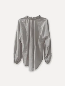 Faded Lace Shirt, Light Grey