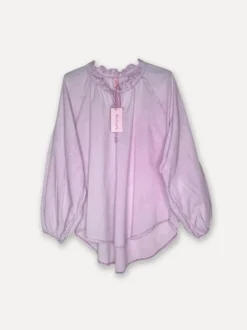 Faded Lace Shirt, Lilac