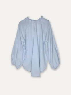 Faded Lace Shirt, Sky Blue