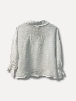 Fanny Linen Blouse, White