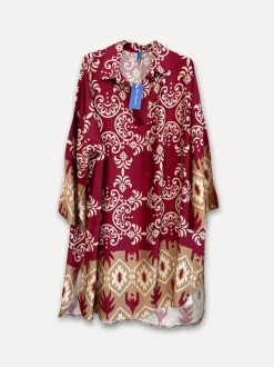 Fizzy Glam Dress, Red