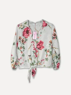 Flower Girl Shirt, Beige