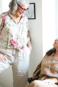 Flower Girl Shirt, Beige