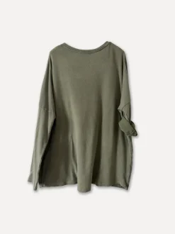 4938 - Flower Tassel College Tee, Army