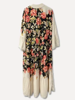 Gilli Viscose Maxi Dress, Black