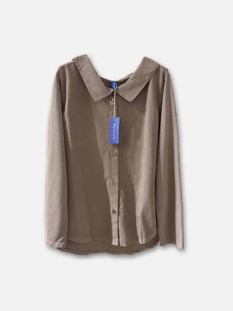 Gio Cord Shirt, Taupe