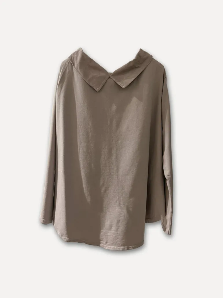Gio Cord Shirt, Taupe
