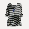 Grandpa stripe T, White / Blue