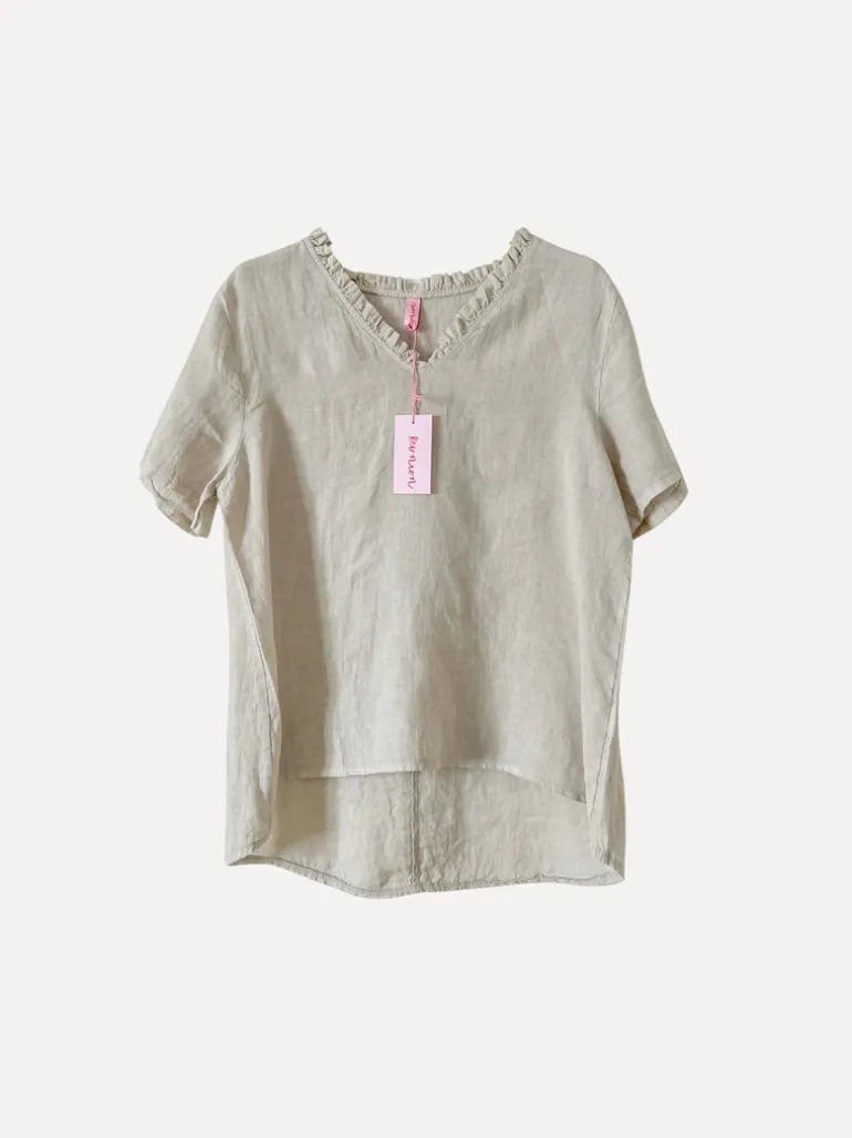 1267 Greta Top, Beige