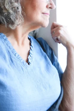 1267 Greta Top, Denim