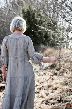 Happilicious Linen Dress, Taupe