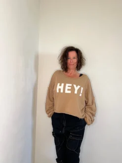 HEY! Sweater, Camel